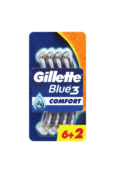 Blue3 Comfort Kullan At Tıraş Bıçağı 8'li ürün görseli 1