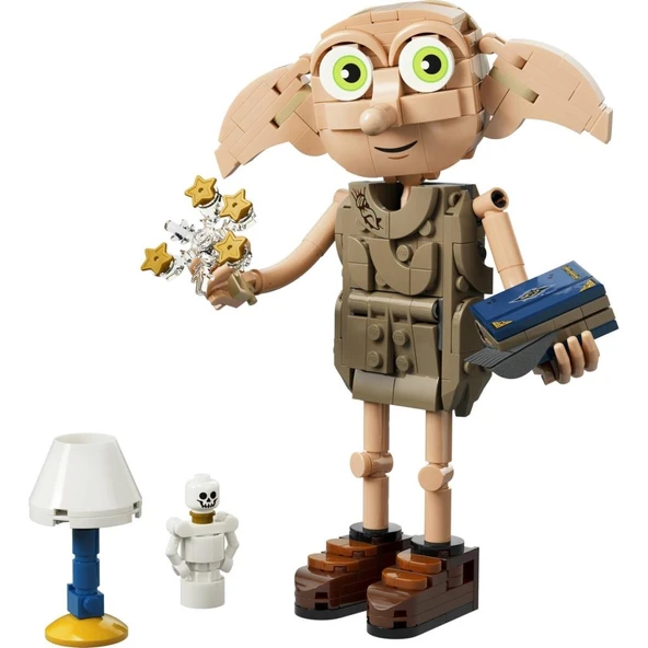 LEGO 76469 Harry Potter™ Özgür Ev Cini Dobby™ - 8 Yaş ve Üzeri Çocuklar için Aksesuarlar İçeren Oyuncak Yapım Seti (379 Parça) ürün görseli 1