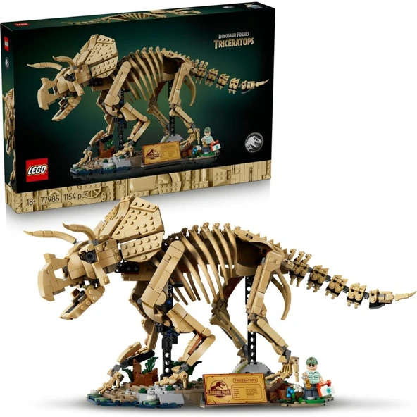LEGO 77985  Jurassic World Dinozor Fosilleri: Triceratops ürün görseli 1