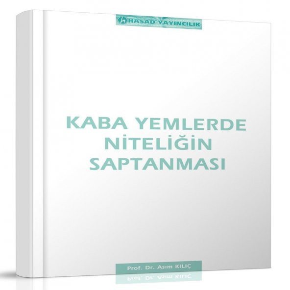 Kaba Yemlerde Niteliğin Saptanması Kitabı ürün görseli 1