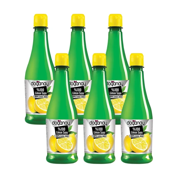 Doğanay %100 Limon Suyu 250 ml x 6 Adet Pet ürün görseli 1
