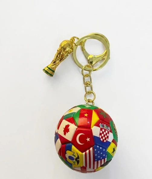 2026 Yeni Fifa Dünya Kupası Figürlü Futbol Anahtarlık ürün görseli 1