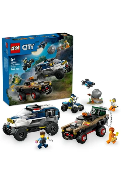 Lego 60449 City Polis Arazi Aracı Takibi ürün görseli 1