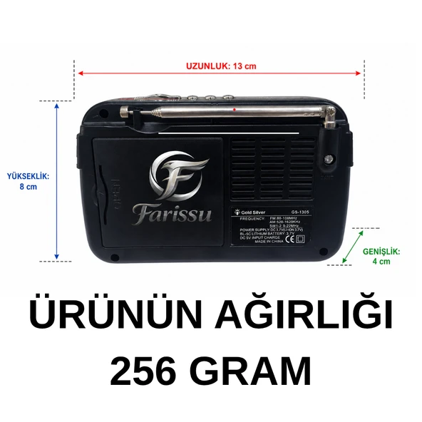 GS-1305 RADYO - Resim 3