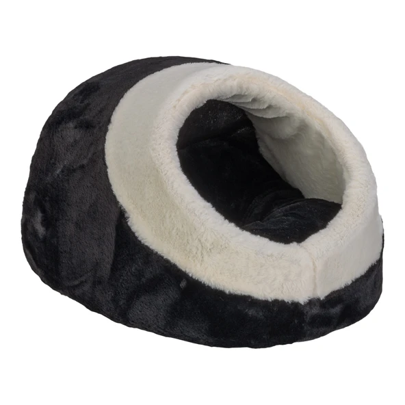Pet Comfort Nest Kedi Yatağı Siyah/Beyaz 40x40cm ürün görseli 1