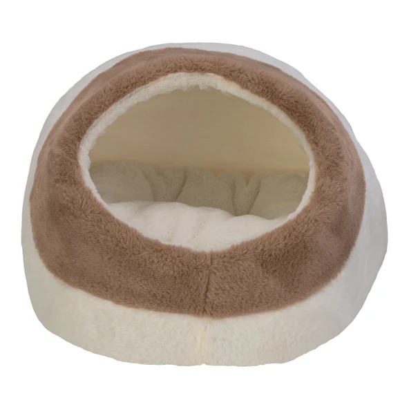 Pet Comfort Nest Kedi Yatağı Ecru/Kahverengi 40x40cm ürün görseli 1