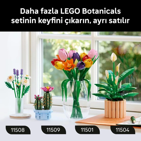 Lego 11504 Botanicals Barış Çiçeği - Resim 10