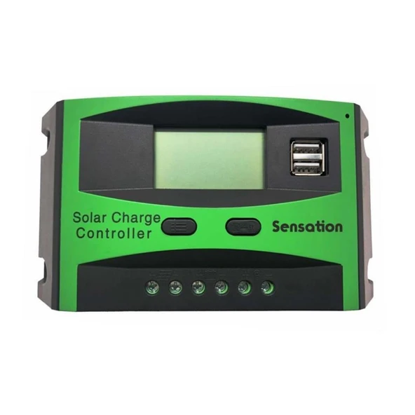 Sensation PWM Solar Şarj Kontrol Cihazı 12/24V 30Ah ürün görseli 1