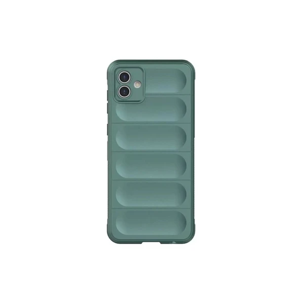 Samsung Galaxy A06 Kılıf Optimum Silikon - Koyu Yeşil ürün görseli 1