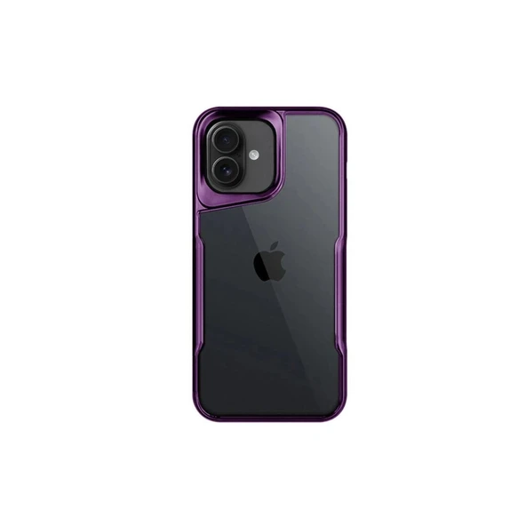 Apple İphone 16 Kılıf Boyi Silikon Kapak - Derin Mor ürün görseli 1