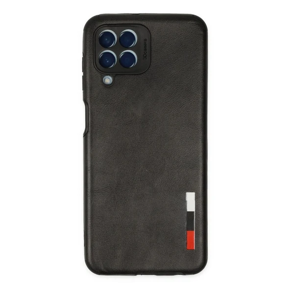 Samsung Galaxy M33 Kılıf Loop Deri Silikon - Siyah ürün görseli 1