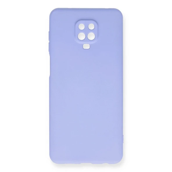 Xiaomi Redmi Note 9 Pro Kılıf Nano İçi Kadife Silikon - Lila ürün görseli 1
