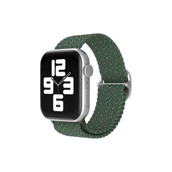 Apple Watch 38mm Kordon (saat Değildir) - Benekli Koyu Yeşil ürün görseli 1