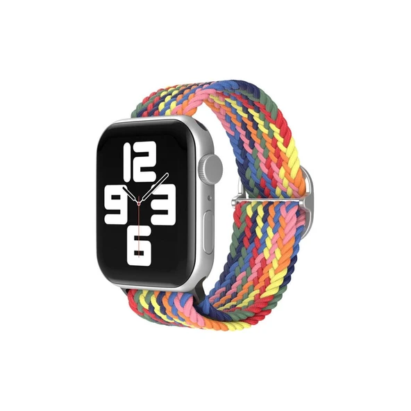 Apple Watch 38mm Kordon (saat Değildir) - Siyah-kırmızı-sarı ürün görseli 1