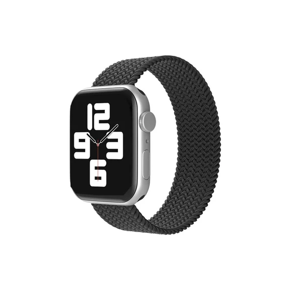 Apple Watch 38mm Ayarlı Solo Silikon Kordon (saat Değildir) - Siyah ürün görseli 1