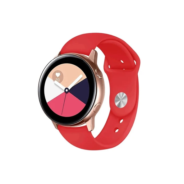 Watch 22mm Klasik Kordon (saat Değildir) - Kırmızı ürün görseli 1