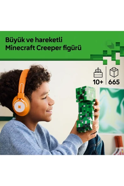 Lego 21276 Minecraft Creeper - Resim 5