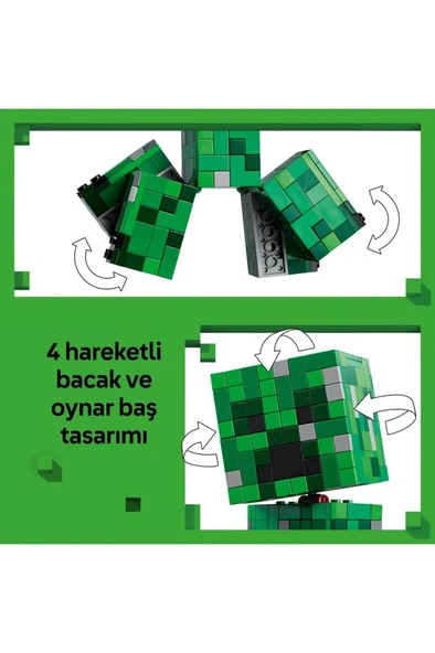 Lego 21276 Minecraft Creeper - Resim 6