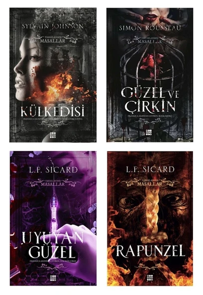 Yasaklanmış Masallar Korku Serisi 4 Kitap (Külkedisi, Güzel ve Çirkin, Uyuyan Güzel, Rapunzel) ürün görseli 1