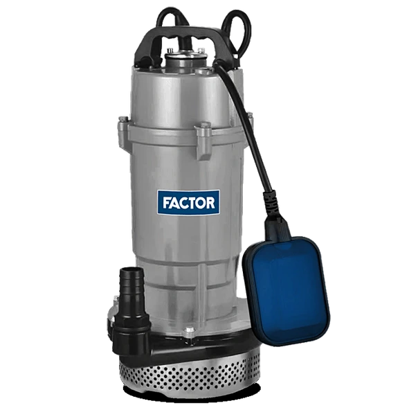 Factor FACQDX15-32-075W 1 HP Dalgıç Tip Temiz Su Pompası 220V Monofaze Alüminyum Gövdeli ürün görseli 1