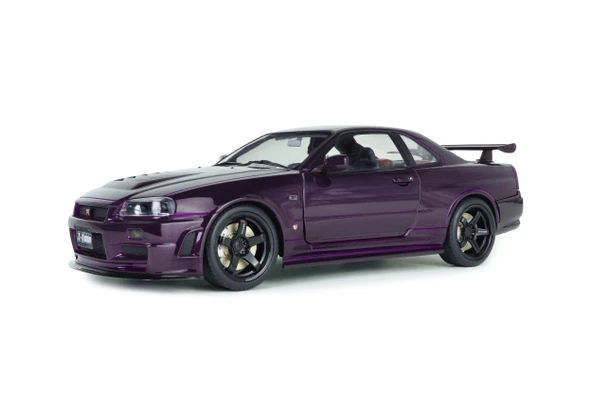 Solido S1804311 1/18 Nissan Skyline GT-R (BNR34) Z-TUNE – Midnight Purple – 1999 ürün görseli 1