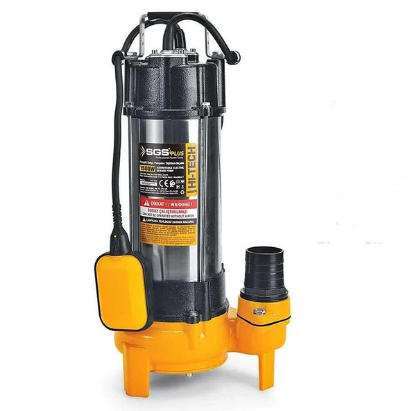 SGS SGS5376 İnox Foseptik Dalgıç Pompa Kirli Su 1500W / 2.0 Hp - Öğütücü Bıçaklı ürün görseli 1