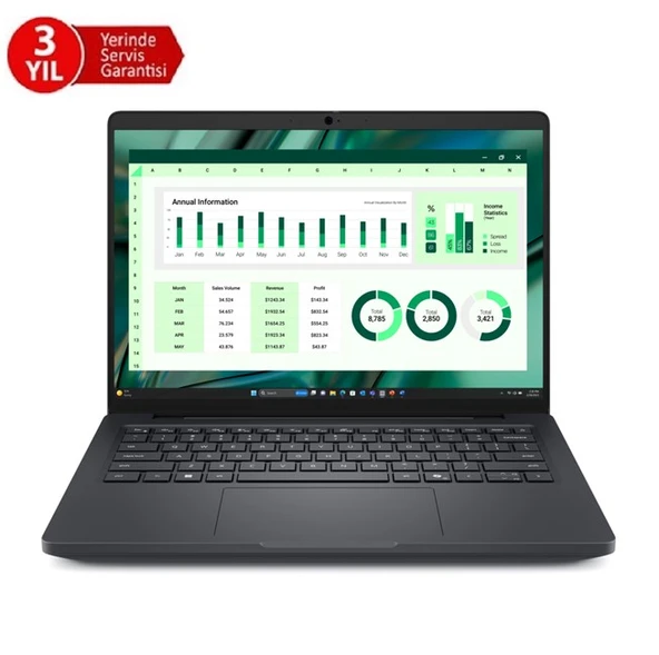 DELL Pro Max 14 Ultra7 255H-14''-32GB-1TBSSD-6G-WP ürün görseli 1