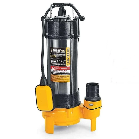 SGS SGS5377 İnox Foseptik Dalgıç Pompa Kirli Su 2200W / 3.0 Hp - Öğütücü Bıçaklı ürün görseli 1