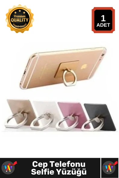 #Yüzük Universal 360 Derece Dönebilen Sağlam Ergonomik Tablet Uyumlu Cep Telefonu Selfie Yüzüğü ürün görseli 1