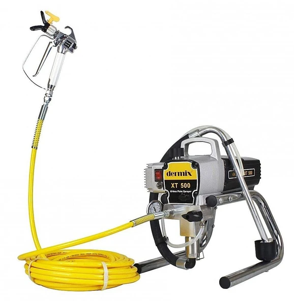 Dermix XT500 Elektrikli Yüksek Basınçlı Havasız Airless Boya Makinası 210 Bar– Profesyonel Boya Püskürtme Sistemi ürün görseli 1