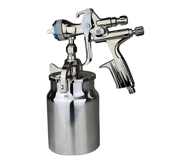 Spraytech 5500S Alt Depo Boya Tabancası – Profesyonel Havalı Boya Püskürtme Tabancası ürün görseli 1