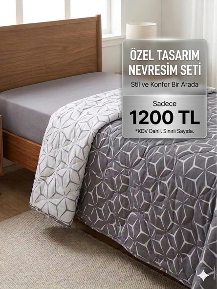 PİKE TAKIMI TEK KİŞİLİK %PAMUK AKFİL ürün görseli 1