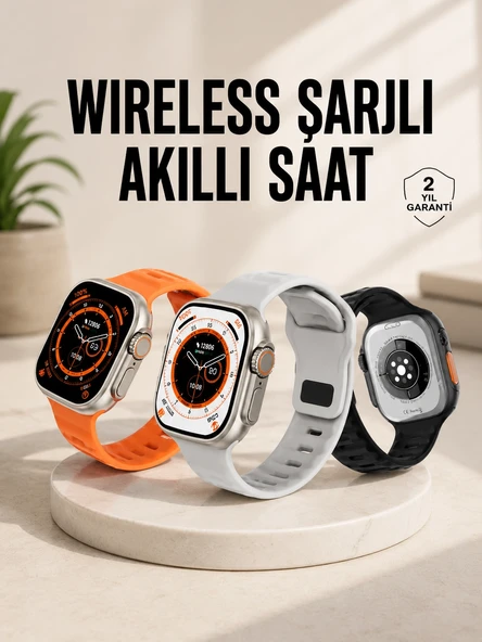 Akıllı Saat Nabız Ölçebilen Yeni Nesil Gps Ve Adımsayar Özelliği ürün görseli 1