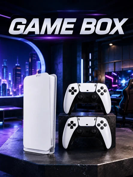 Game Box 3d Çift Oyun Kollu 4k Hd Ekran 20000'den Fazla Oyun Seçeneği 2.4g Kablosuz ürün görseli 1