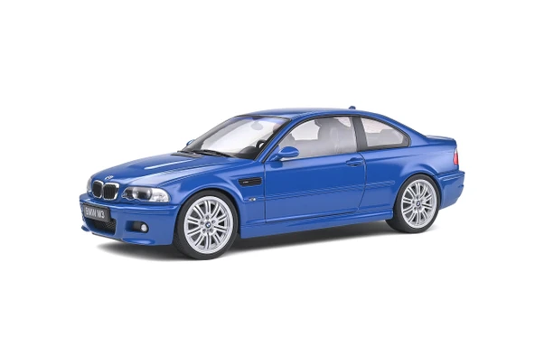 Solido S1806502 1/18 BMW E46 M3 Coupé – Laguna Blue – 2000 ürün görseli 1