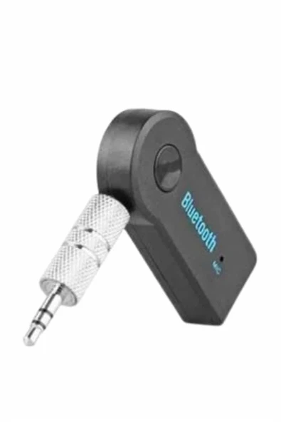 Tüm Cihazlara Uyumlu Bluetooth Aux Araç Kiti Siyah ürün görseli 1