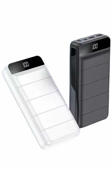 Powerbank 50.000 Mah Dijital Göstergeli Taşınabilir 4 Portlu Hızlı Powerbank ürün görseli 1