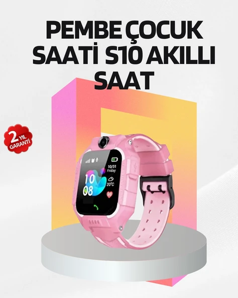 S10 Çocuk Akıllı Saati Konum Geçmişi ve Alarm Fonksiyonlu ürün görseli 1