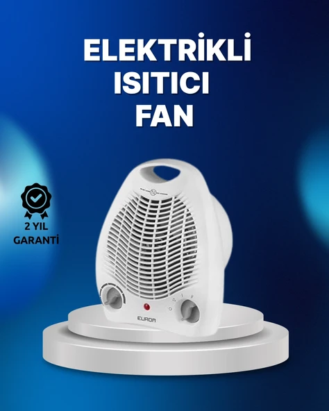 Mini Elektrikli Isıtıcı – 2000W Güç, Fanlı Isıtma, 3 Isı Modu ürün görseli 1