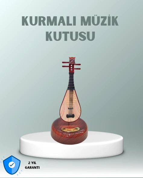 Enstrüman Figürlü Melodi Çalan Dekoratif Müzik Kutusu ürün görseli 1