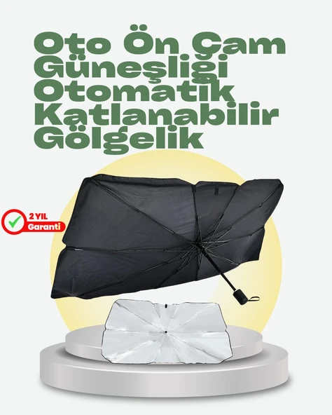 Katlanabilir Oto Güneşlik – Pratik, Dayanıklı, UV Koruyucu Tasarım ürün görseli 1