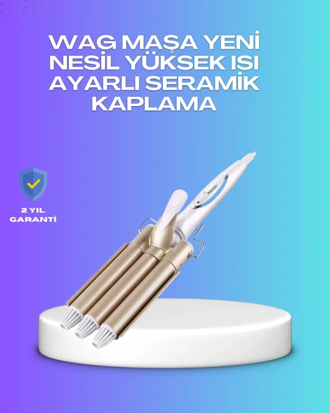 Hızlı Isınan Şarjlı Saç Kıvırıcı Maşa ürün görseli 1