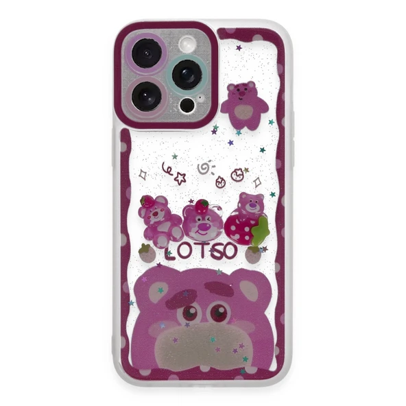 iPhone 14 Pro Kılıf Sweet Desenli Silikon Kapak - Pembe ürün görseli 1