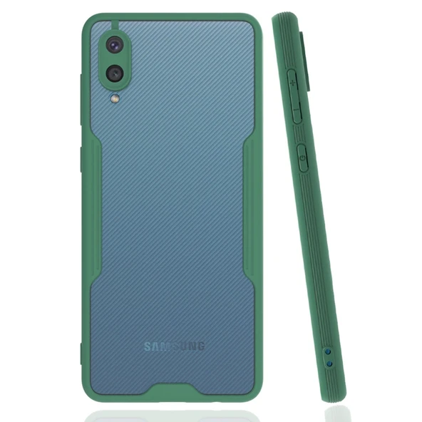 Samsung Galaxy A02 Kılıf Platin Silikon - Yeşil ürün görseli 1