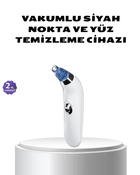 Vakumlu Siyah Nokta Temizleme Cihazı – 5 Kademe Güç ve 4 Başlıklı Derin Cilt Bakımı ürün görseli 1