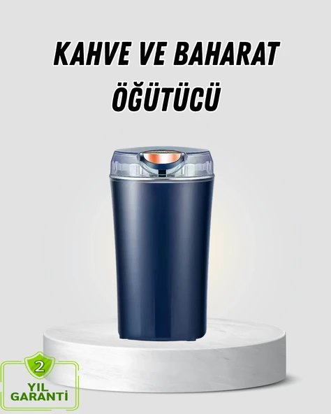 Kahve ve Baharat Öğütücü Otomatik Mekanizmalı Dayanıklı Çelik ürün görseli 1