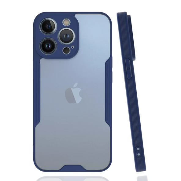 iPhone 14 Pro Max Kılıf Platin Silikon - Lacivert ürün görseli 1