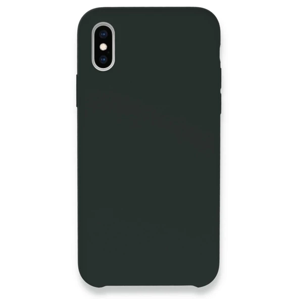 iPhone Xs Max Kılıf Lansman Legant Silikon - Koyu Yeşil ürün görseli 1