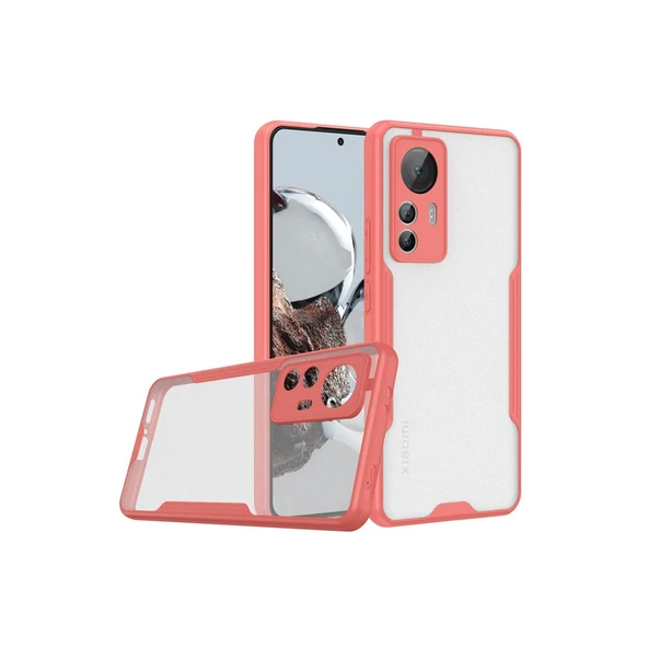 Xiaomi Mi 12t Kılıf Platin Silikon - Pembe ürün görseli 1