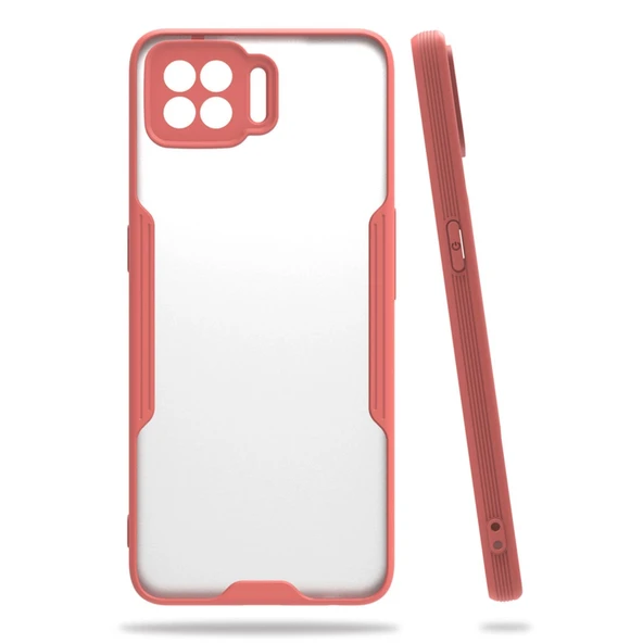 Oppo A73 Kılıf Platin Silikon - Pembe ürün görseli 1
